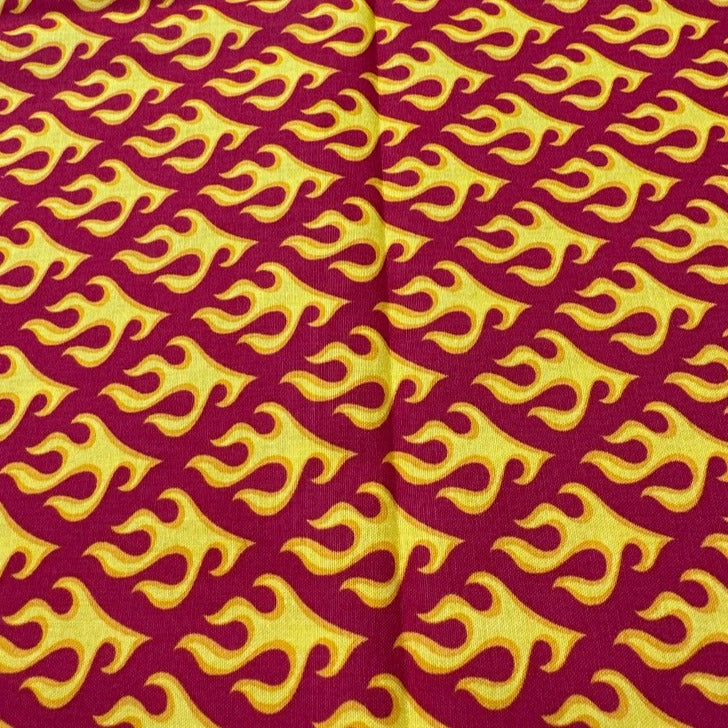 Flames Cotton Fabric