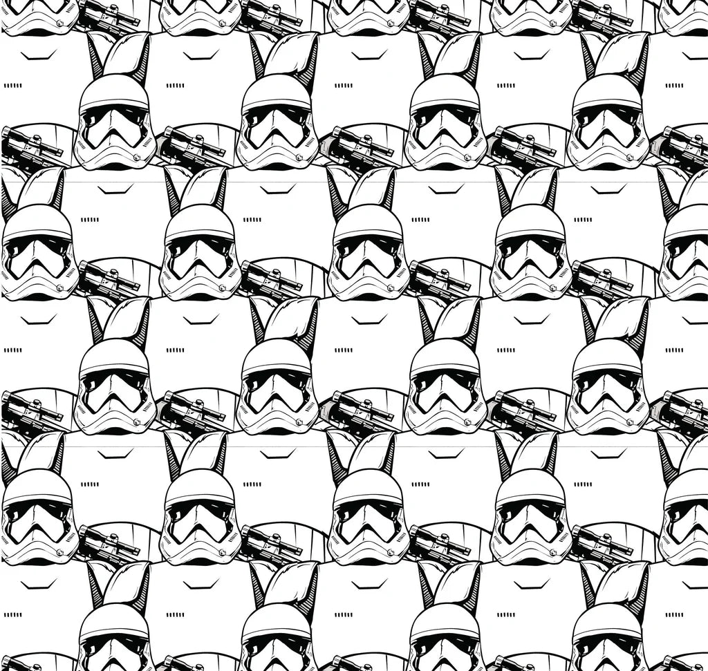 Star Wars Stormtrooper Crowd Cotton Fabric - Fat Quarter (18