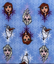 Load image into Gallery viewer, Handmade Single Layer Fleece 58&quot;x 72&quot; Throw Blanket &quot;Frozen Best Friends ”
