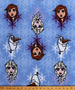 Frozen Best Friends Fleece Fabric