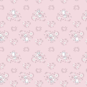 Sentimental Sweet Maria Aristocats Pink Flannel Fabric