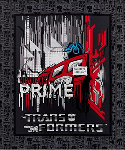 Handmade Tapestry "Transformers Optimus Prime Carbon Panel”