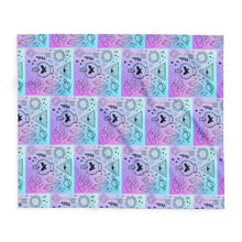 Load image into Gallery viewer, Cosmic Dream Fleece Blanket - Celestial Patterns for Comfort and Style
