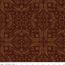 Load image into Gallery viewer, Handmade Placemat Or Table Runner Back of the Chutes Bandana Chestnut
