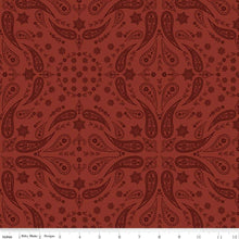 Load image into Gallery viewer, Handmade Placemat Or Table Runner Back of the Chutes Bandana Rust
