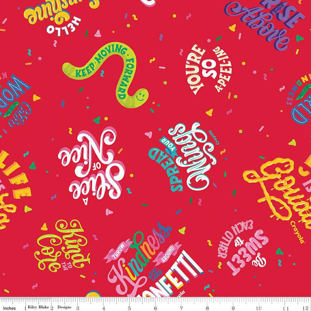 Colors of Kindness™ Main Red Cotton Fabric