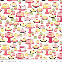 Load image into Gallery viewer, Handmade Placemat Or Table Runner Flour &amp; Flower Sweet Bakes White
