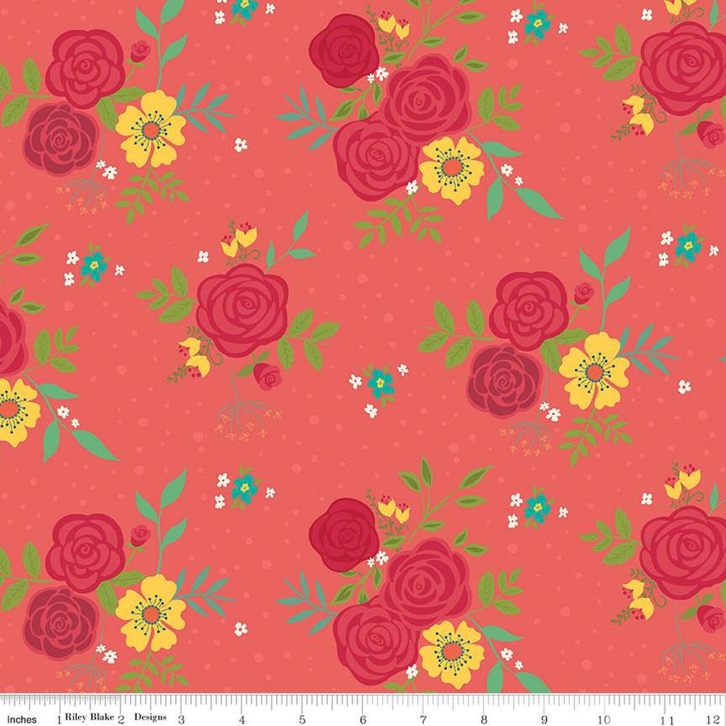 Market Street Main Tea Rose Cotton Fabric