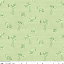 Load image into Gallery viewer, Handmade Placemat Or Table Runner Spring Barn Quilts Windmills Green
