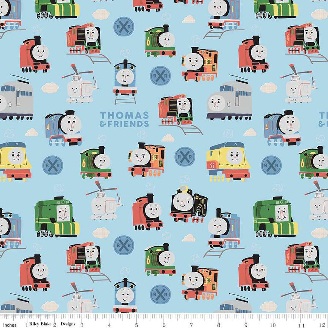 Thomas & Friends™ Sodor Railway Main Cotton Fabric