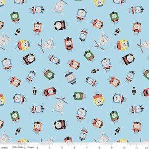 Thomas & Friends™ Sodor Railway Toss Cotton Fabric