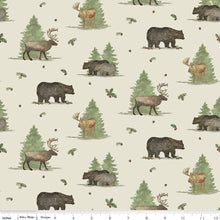 Load image into Gallery viewer, Handmade Placemat Or Table Runner Let&#39;s Get Lost in the Woods Main Off White
