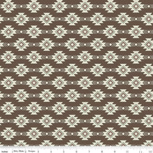 Load image into Gallery viewer, Handmade Placemat Or Table Runner Let&#39;s Get Lost in the Woods Geometric Brown
