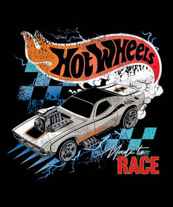 Hot Wheels Made to Race Panel Cotton Fabric