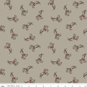 Cowboys Cowboy Khaki Cotton Fabric