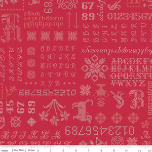 Piece & Plenty Sampler Berry Cotton Fabric