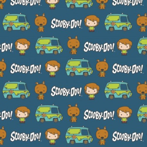 Scooby-Doo Chibi Best Pals Cotton Fabric