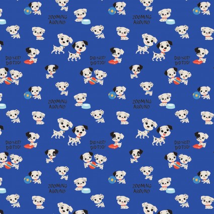 101 Dalmatians - The Day of the Little World Cotton Fabric