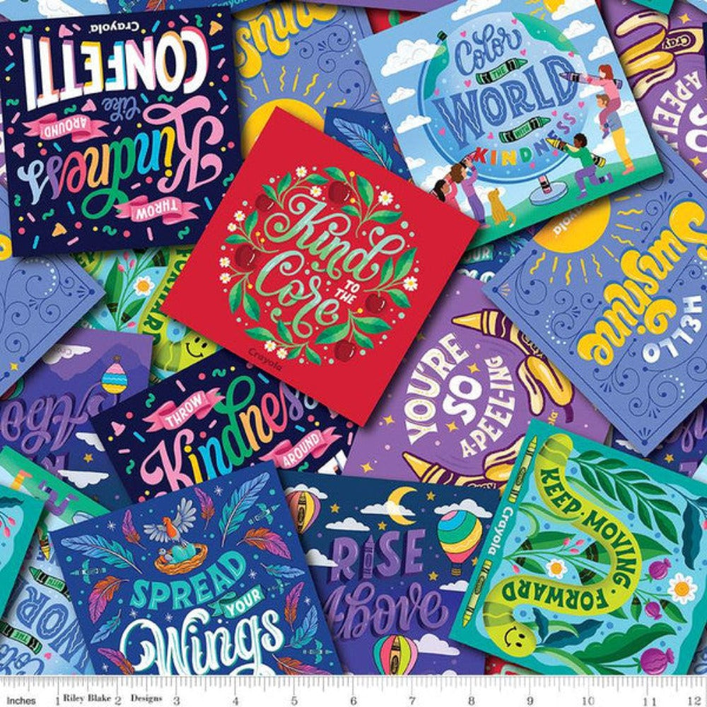 Colors of Kindness™ Card Toss Multi Cotton Fabric