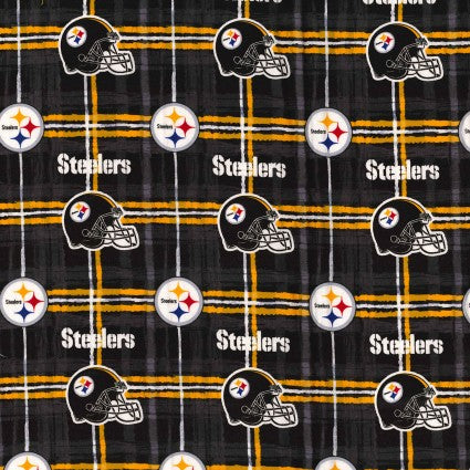 Handmade Valance or Curtain Panel Steelers