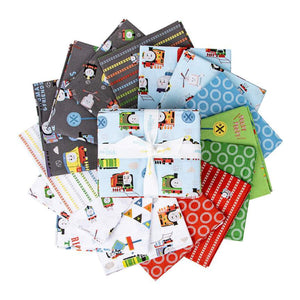 15 Fat Quarters - Thomas & Friends™ Sodor Railway Fat Quarter Bundle