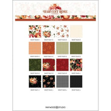 Load image into Gallery viewer, 16 Fat Quarters -  Assorted Harvest Rose Flannel Fat Quarter Bundle
