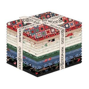 16 Fat Quarters -  Assorted Quiltin' Cowgirls Fat Quarter Bundle
