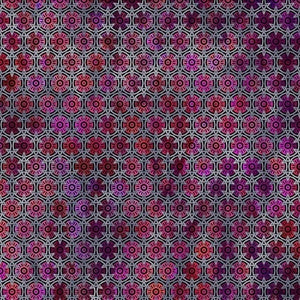 SCI-FI Magenta Cotton Fabric