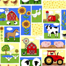 Load image into Gallery viewer, Handmade Placemat Or Table Runner Barnyard Serenade
