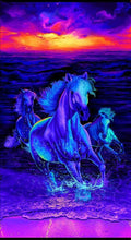 Load image into Gallery viewer, Handmade Tapestry &quot;Midnight Run Horse”
