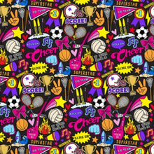 Load image into Gallery viewer, Handmade Placemat Or Table Runner Corey Girl Sports Design
