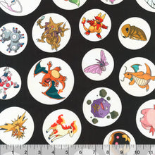 Load image into Gallery viewer, Pokémon™ Character Circles Cotton Fabric
