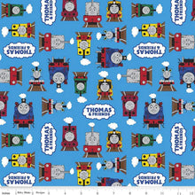 Load image into Gallery viewer, Thomas the Train Cotton Fabric
