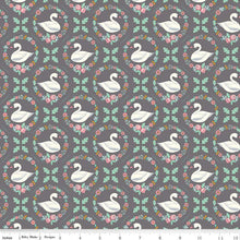 Load image into Gallery viewer, Handmade Placemat Or Table Runner Swan Serenade Odette Gray
