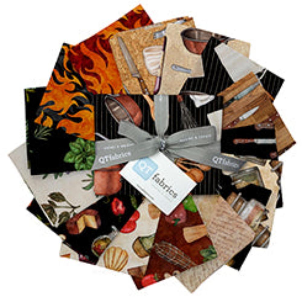 15 Fat Quarters - Sizzle & Spice Fat Quarter Bundle