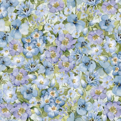 SW Sweet As Can Bee Packed Floral Cotton Fabric