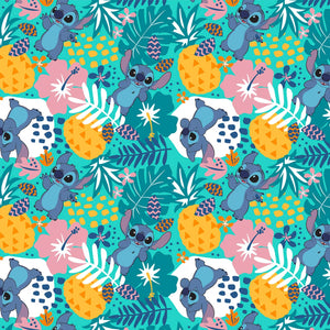 Lilo & Stitch Jungle Cotton Fabric