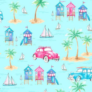 Surfside Paradise Found Cotton Fabric