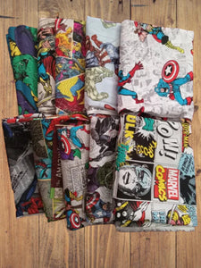 Assorted Avengers Flat Fold Assortment 10 Yard Bundle Cotton Fabric