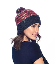 Load image into Gallery viewer, Alpaca Beanie Hat - Speckle - Ruby
