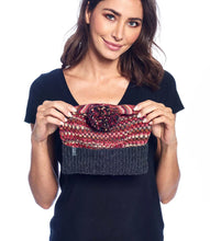 Load image into Gallery viewer, Alpaca Beanie Hat - Speckle - Ruby
