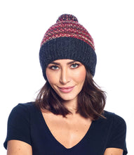 Load image into Gallery viewer, Alpaca Beanie Hat - Speckle - Ruby
