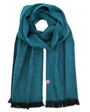 Load image into Gallery viewer, Alpaca Scarf - Midnight Turquoise
