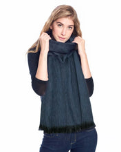 Load image into Gallery viewer, Alpaca Scarf - Moonlight Blue
