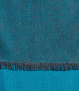 Alpaca Wrap Reversible - Turquoise