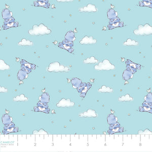 Care Bears Make a Wish Baby Grumpy Bear Cotton Fabric