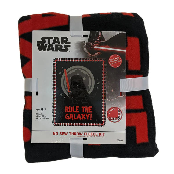 Star Wars Vader Rules the Galaxy No Sew Blanket