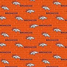 Load image into Gallery viewer, Handmade Valance or Curtain Panel Broncos Mini
