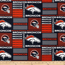 Load image into Gallery viewer, Handmade Valance or Curtain Panel Broncos Patch
