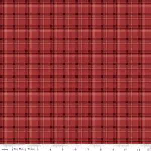 Woodsman Plaid Red Cotton Fabric